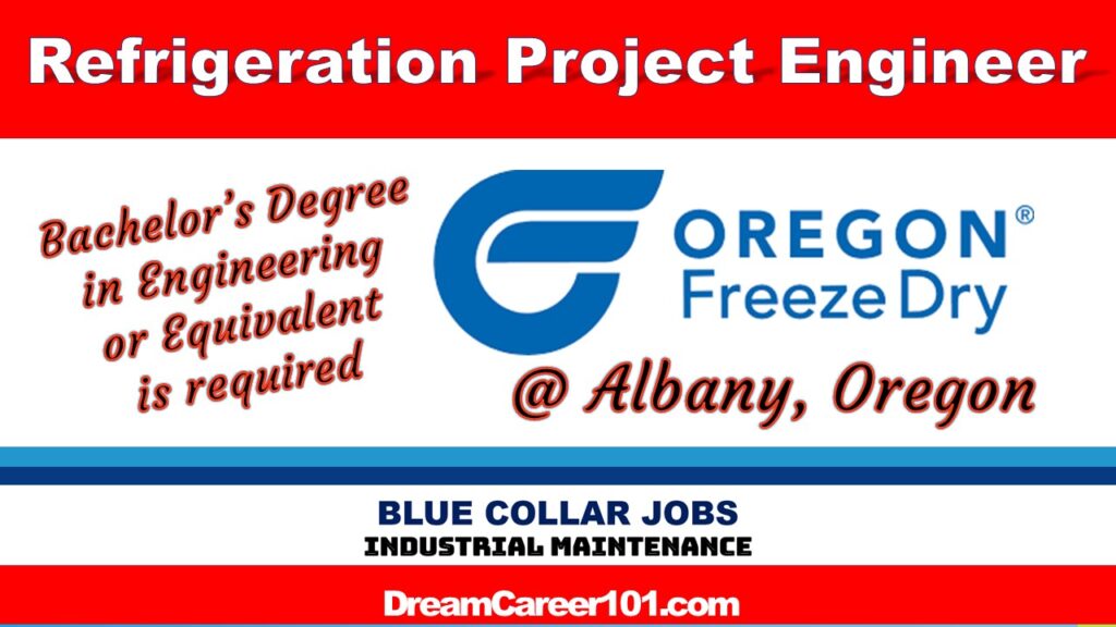 Refrigeration Project Engineer ID Blue Collar Jobs Industrial